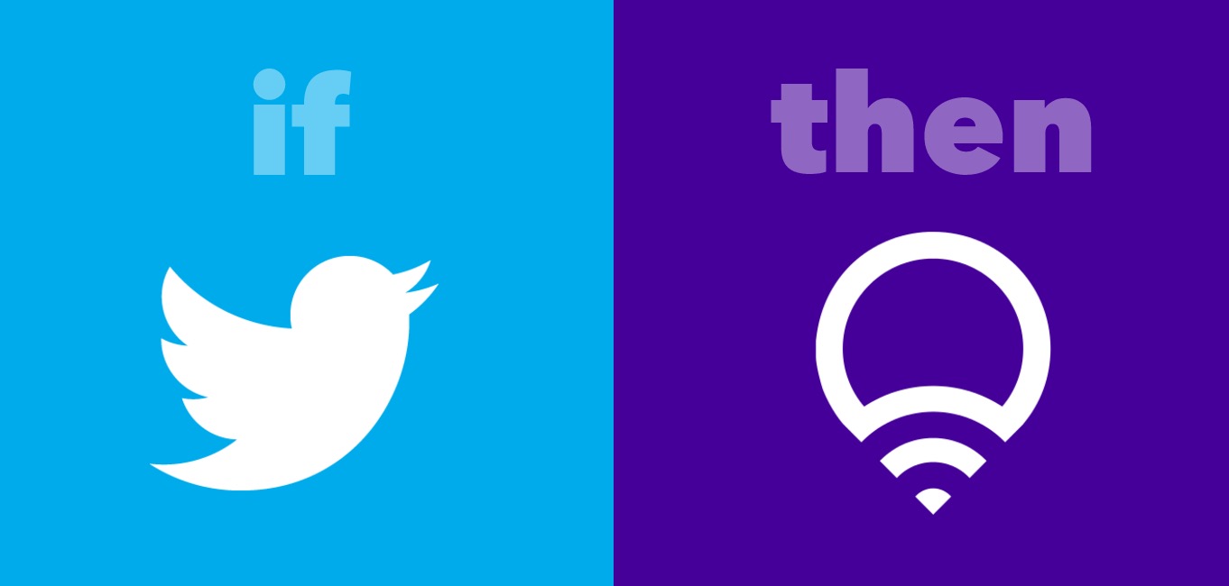 IFTTT Recipe: Breathe lights on Twitter mention connects twitter to lifx