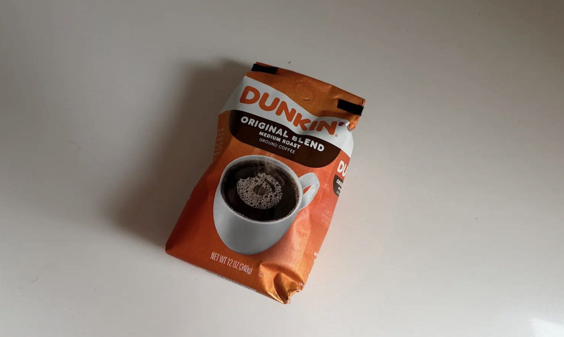 bag of dunkin original blend coffee