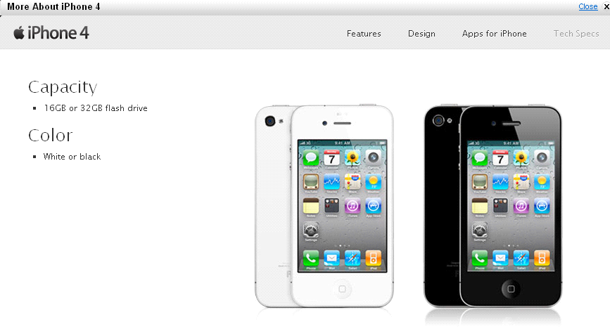 White iPhone 4 for Verizon