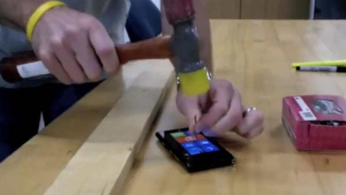 Nokia Lumia 900 gets nailed