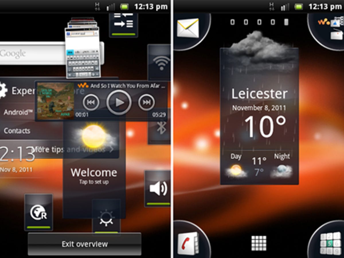 Sony Ericsson Live with Walkman Timescape