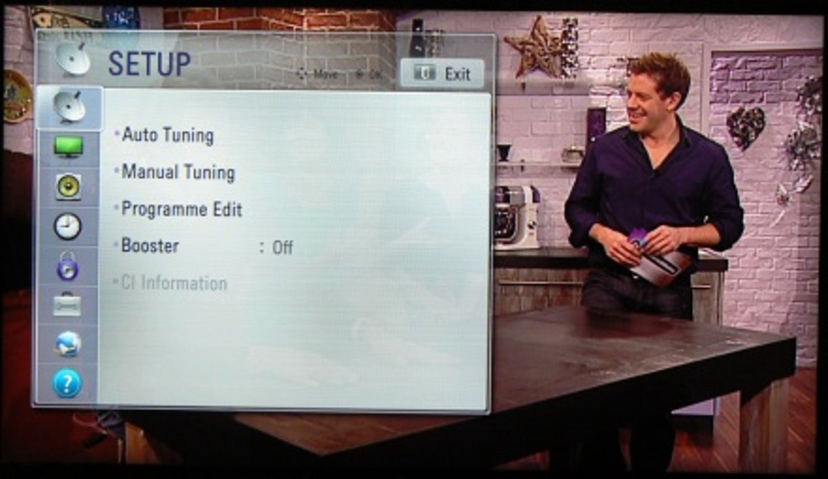 LG 55LW980 menu system