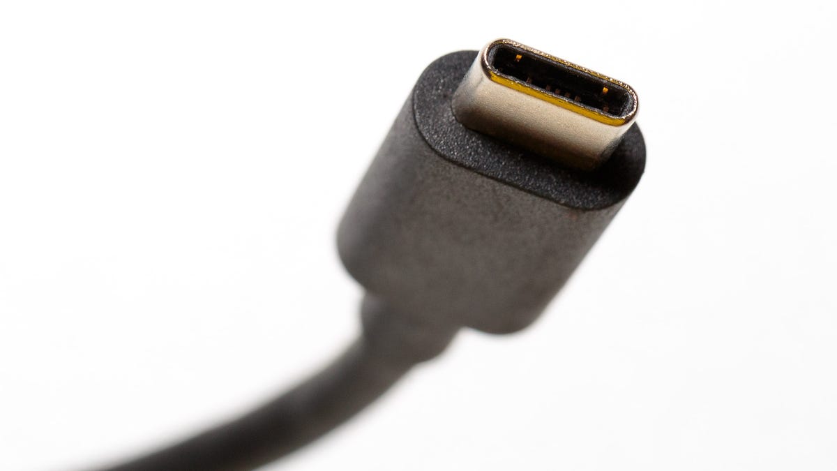 The USB Type-C cable has no right-side-up or upside-down.​