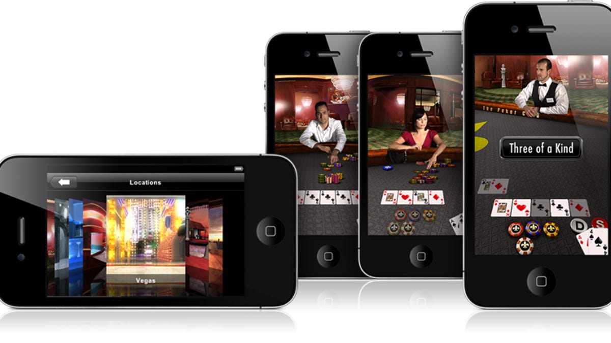 Apple's Texas Hold'em app.