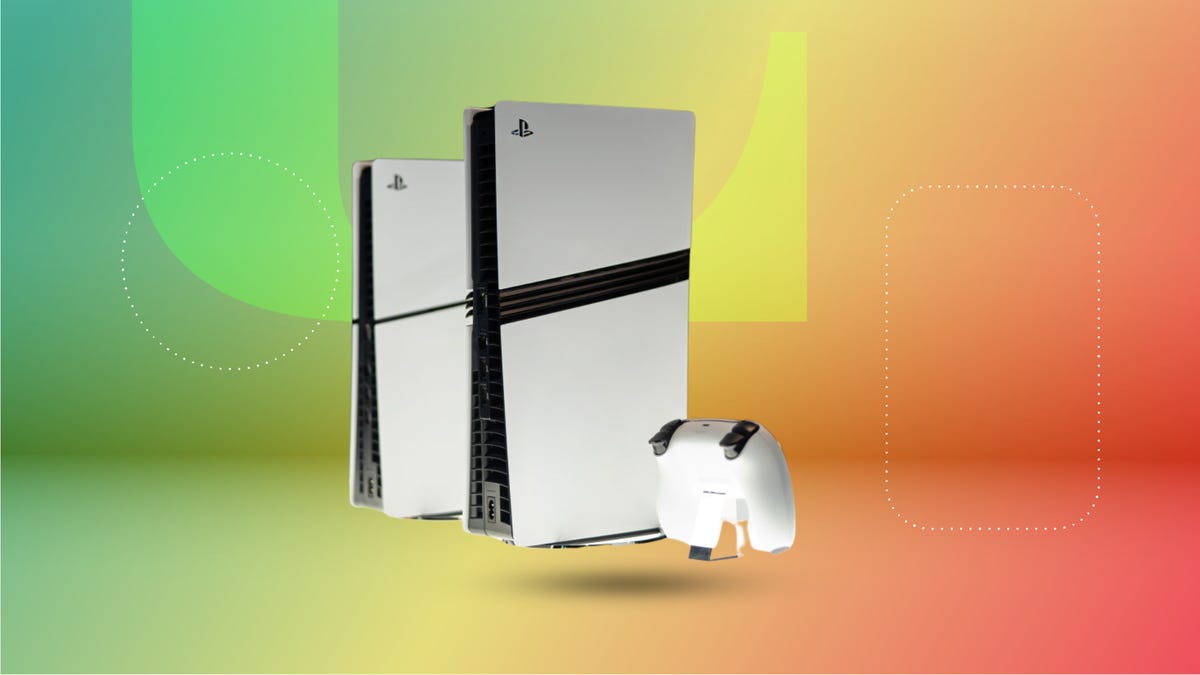 Two silver PlayStation game consoles