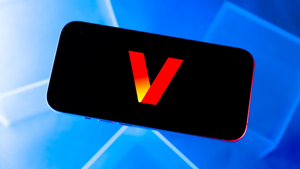 Verizon wireless logo on a phone