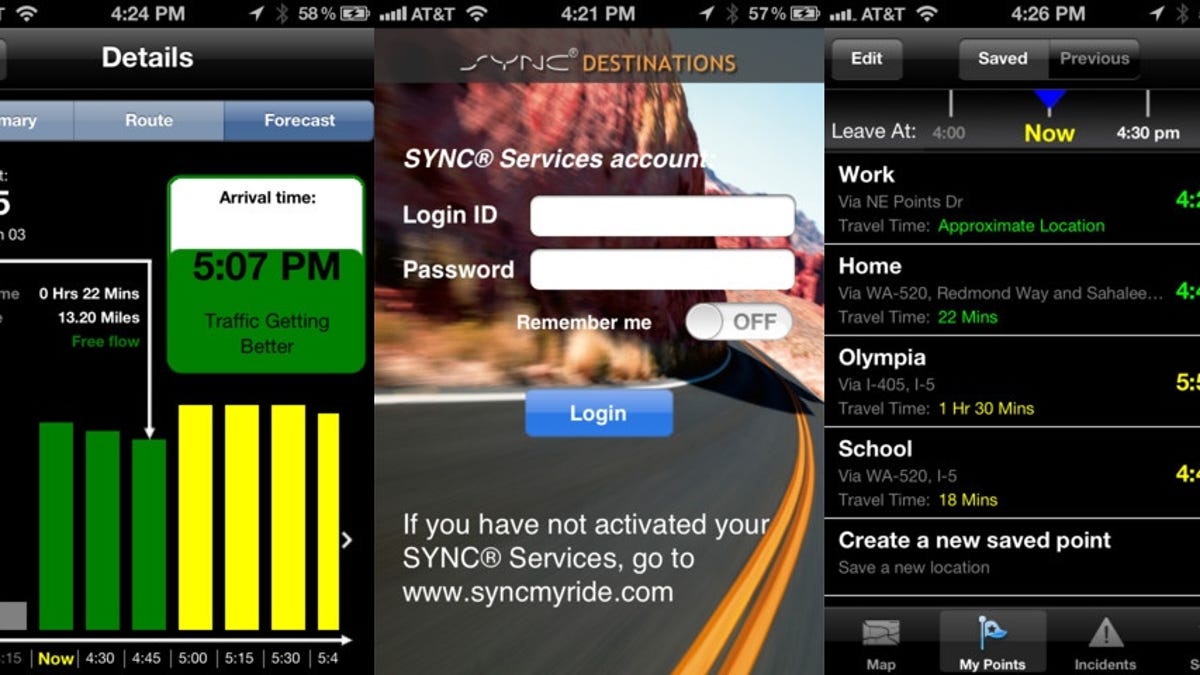 Sync Destinations for iPhone