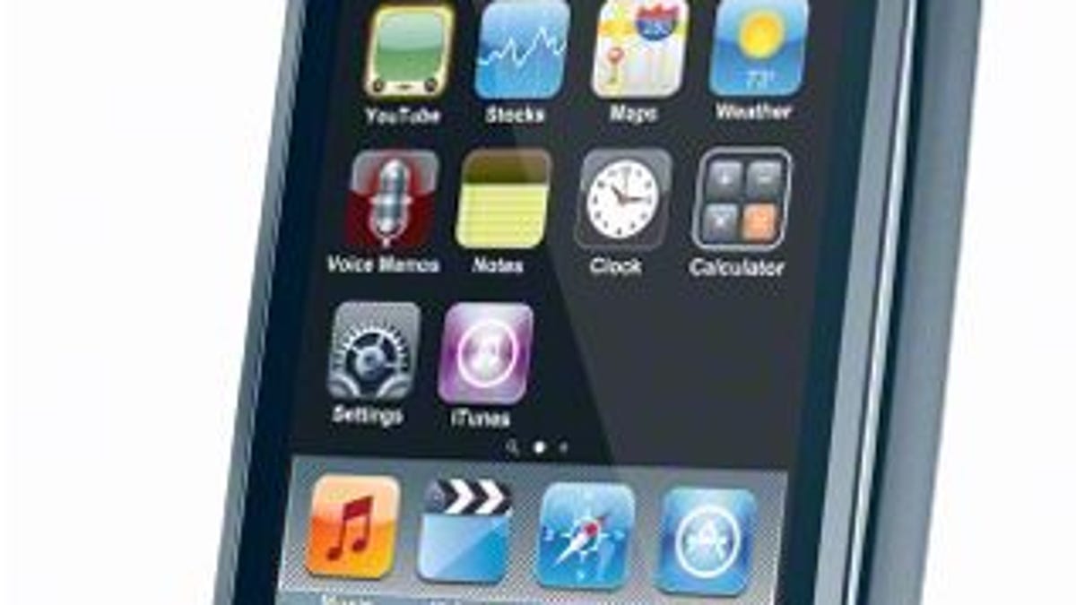 This a-Peel-ing cradle from Sprint delivers 3G broadband to your iPod Touch and up to two other Wi-Fi-enabled devices.