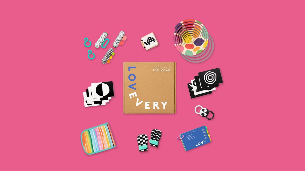 Lovevery toy kit sample from The Looker box