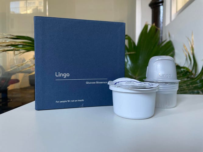 A Lingo box with an applicator and a sensor
