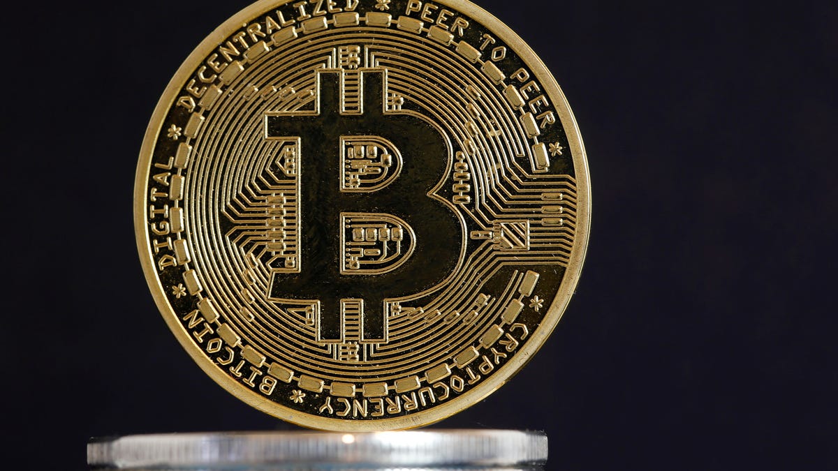 A physical representation of Bitcoin