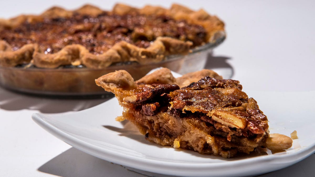 Pecan Pie from Pie Sisters for our holiday pie review in Washington, DC.