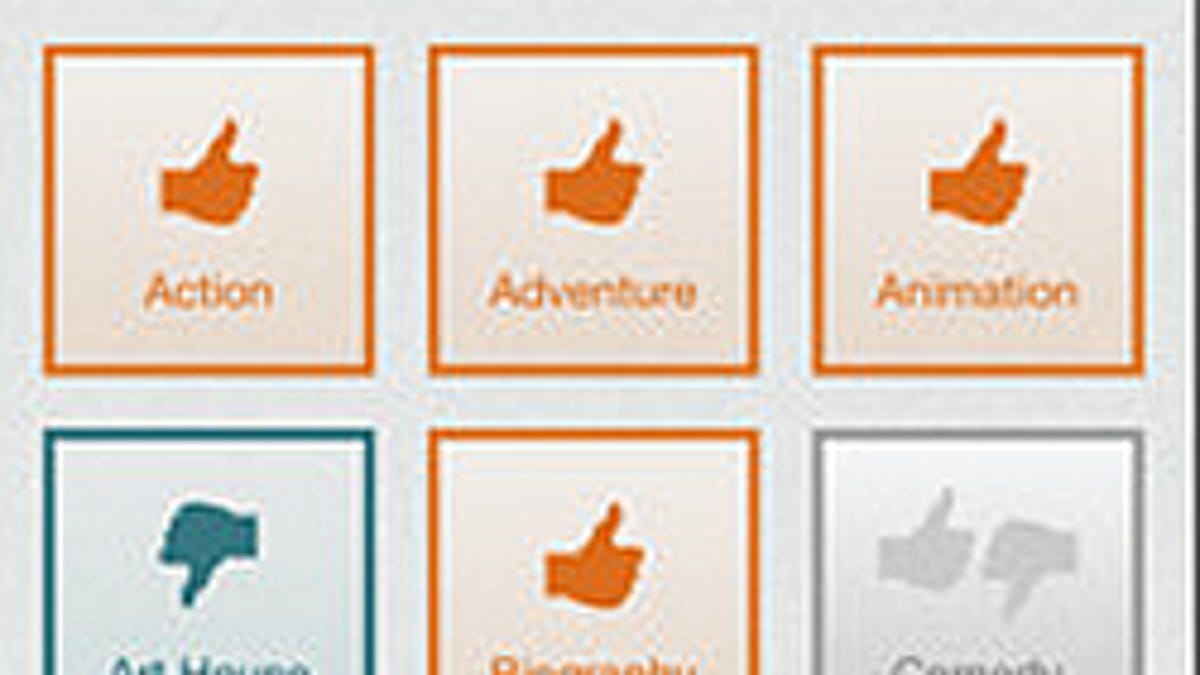 Jybe's recommendation app.