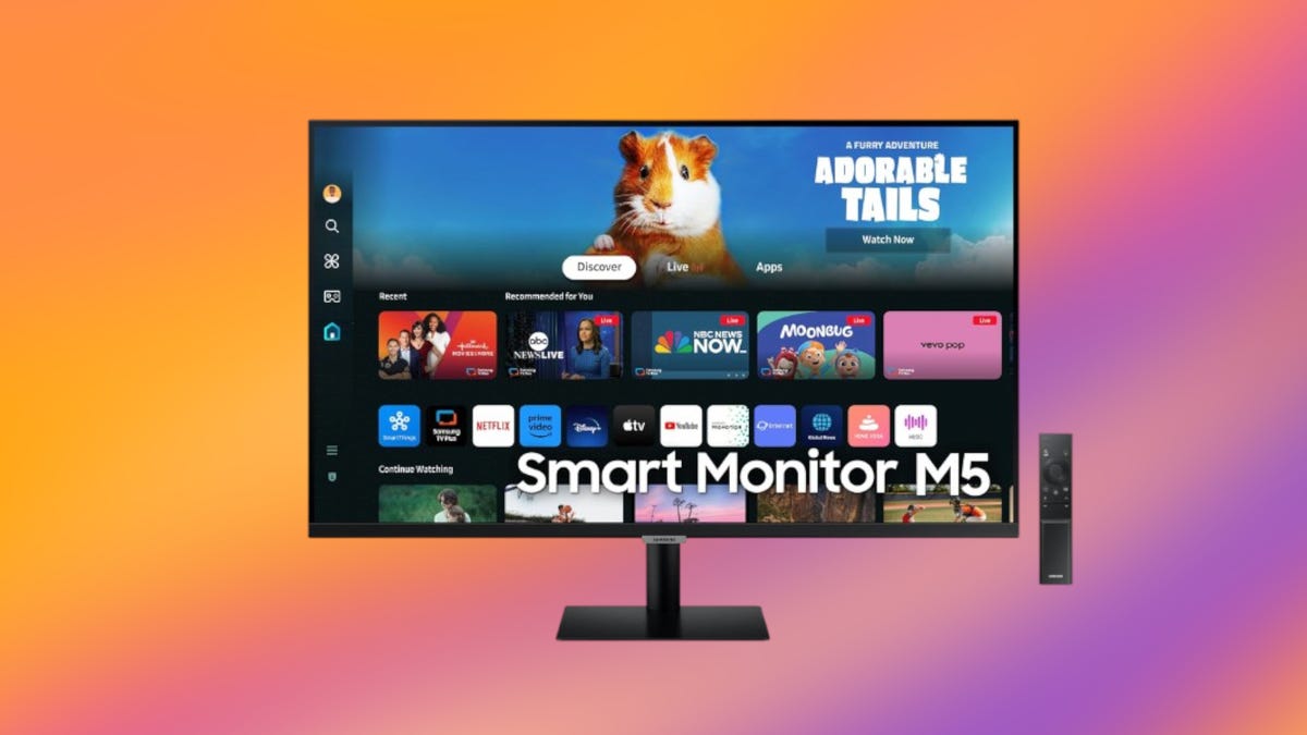 Samsung 27-Inch M5 (M50D) Series FHD Smart Monitor