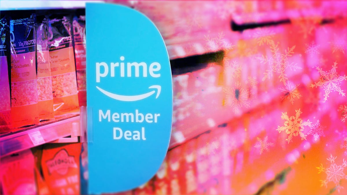 A sign reads prime member deal