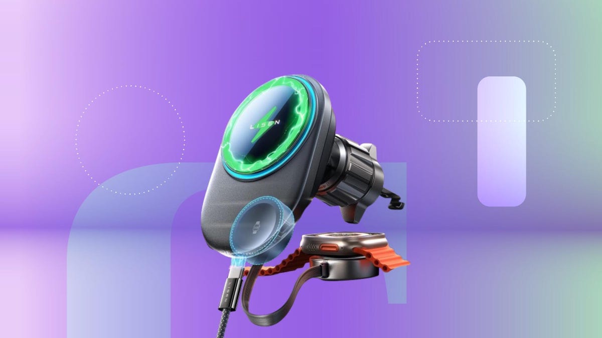 Lisen in-car iPhone and Watch charger