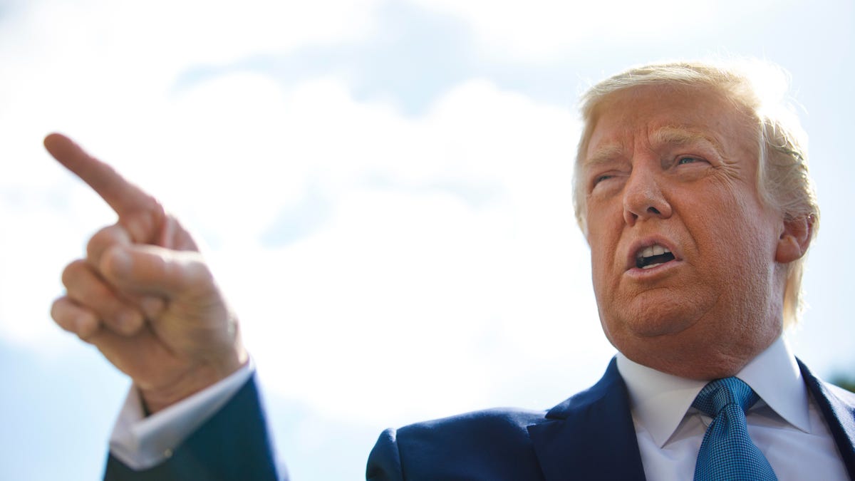 U.S. President Donald Trump at the White House