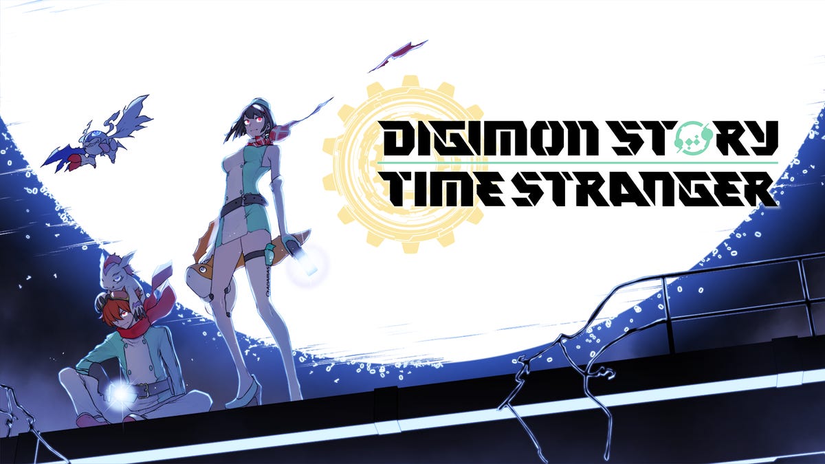 Digimon Story: Time Stranger key art.