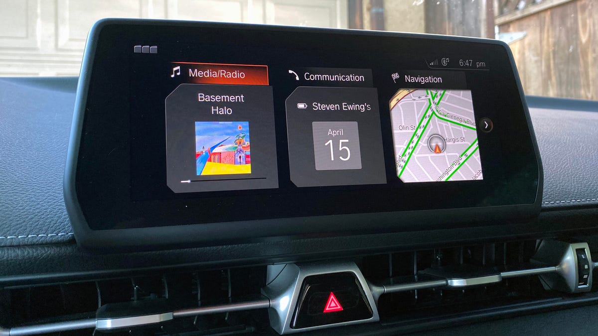 Toyota Supra infotainment