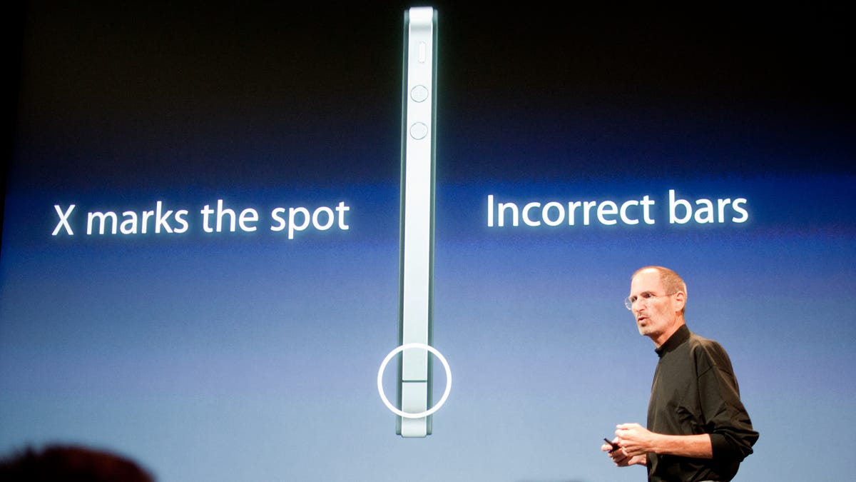 Apple CEO Steve Jobs didn't have much fun Friday morning. But by admitting there was a problem with the iPhone 4 and providing a free solution, he likely defused a growing problem.