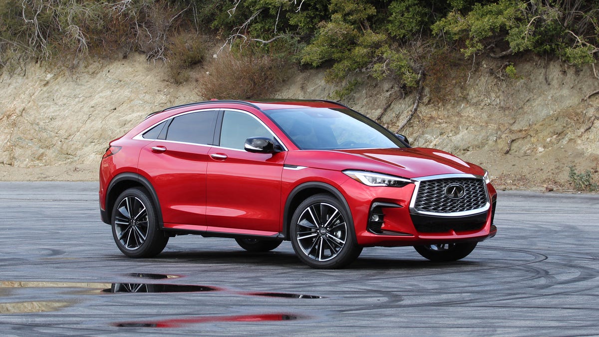2022 Infiniti QX55 - front 3/4 view