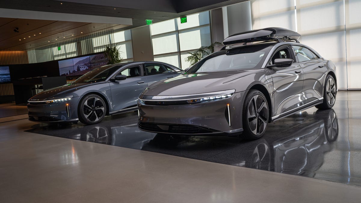 2023 Lucid Air Pure and Touring models