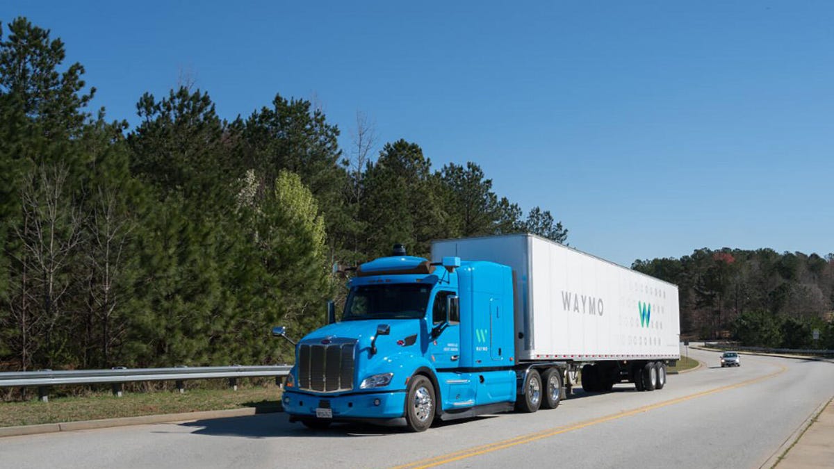 Waymo self-driving semi truck