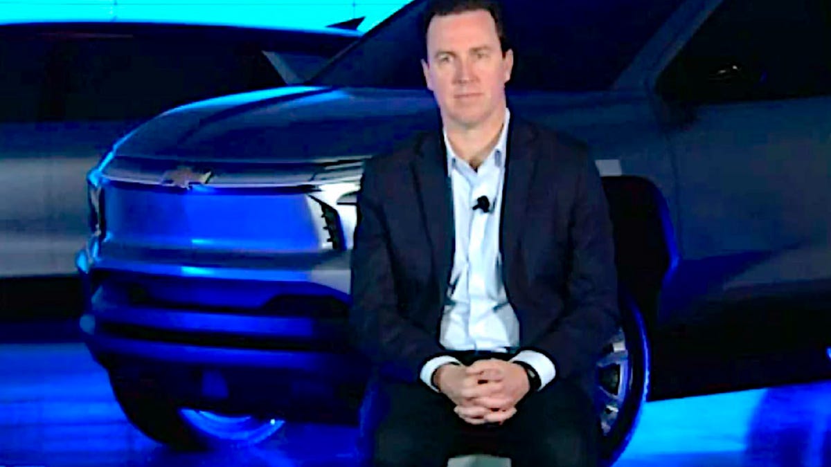 Electric Chevy pickup teaser