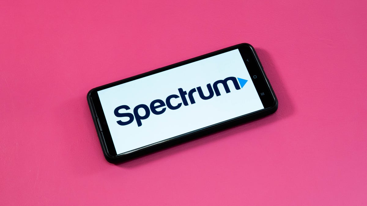 Spectrum logo on a phone