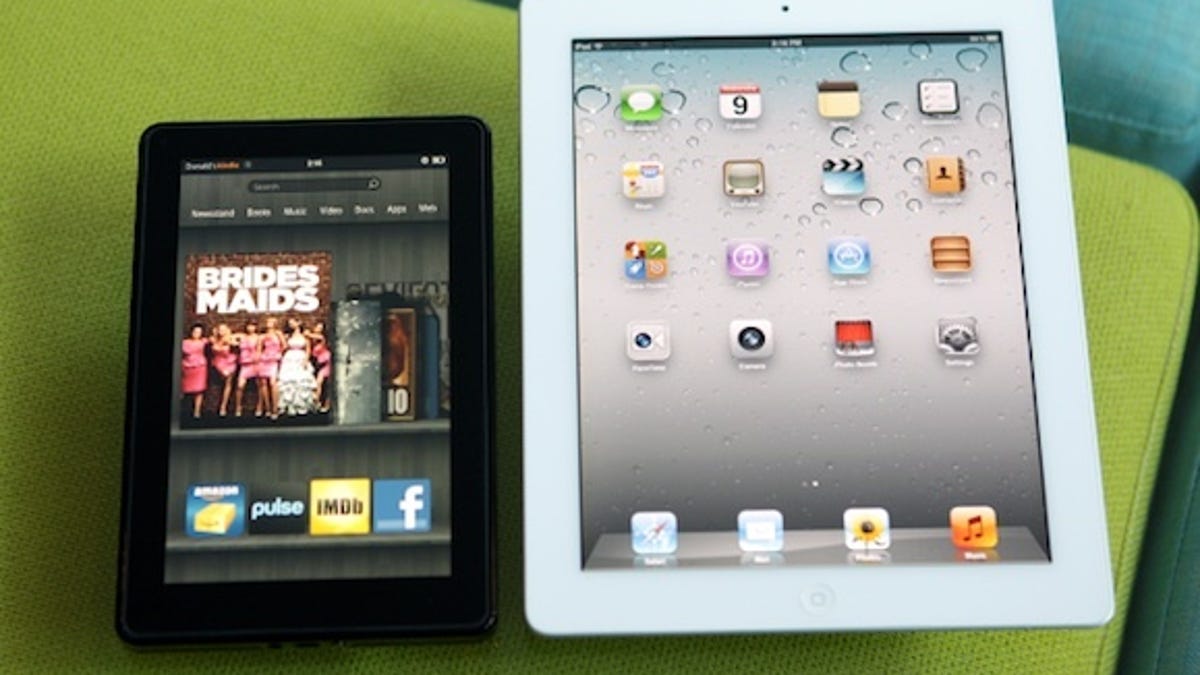 The Kindle Fire has been popular enough to eat into iPad market share, an investment bank says.
