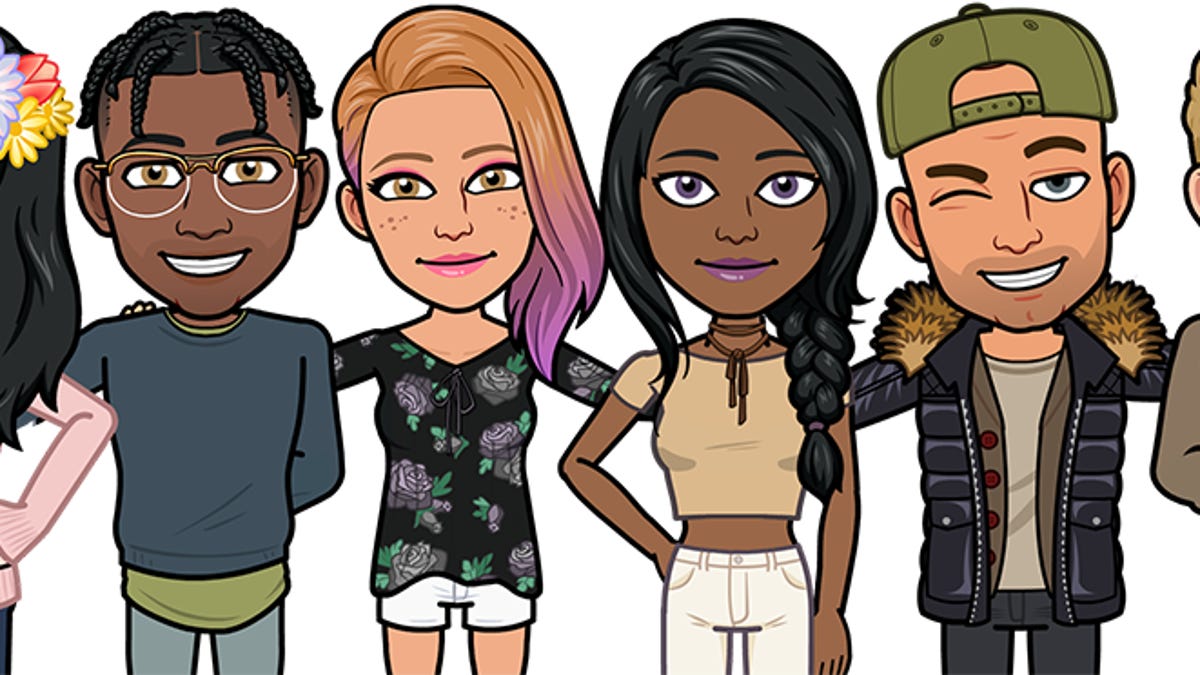 Snap's Bitmoji adds more customization options.