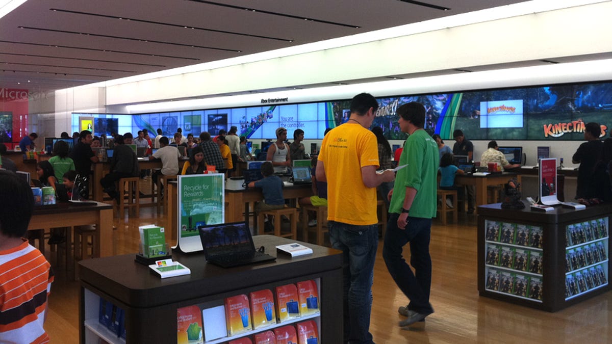 Microsoft retail store in San Diego