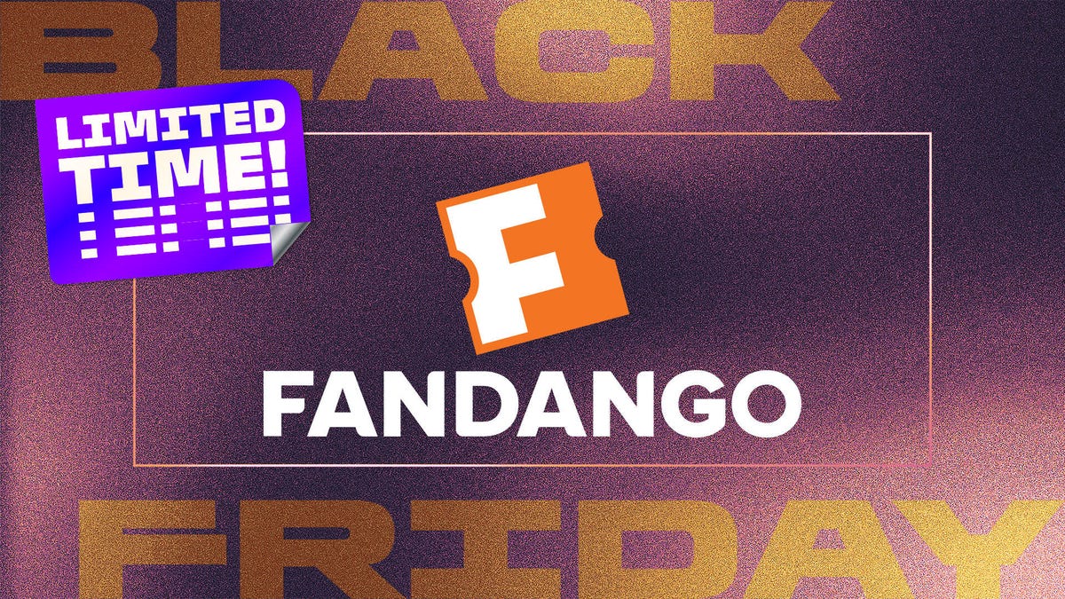 Fandango logo on a purple background.
