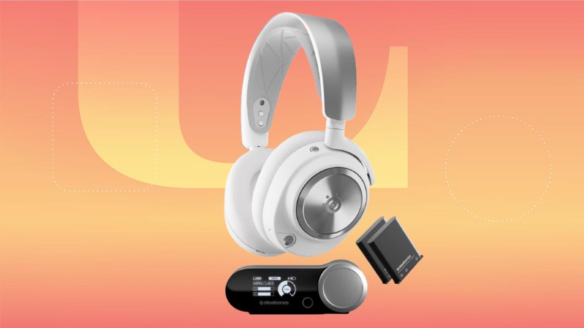 SteelSeries Arctis Nova Pro wireless headset in white