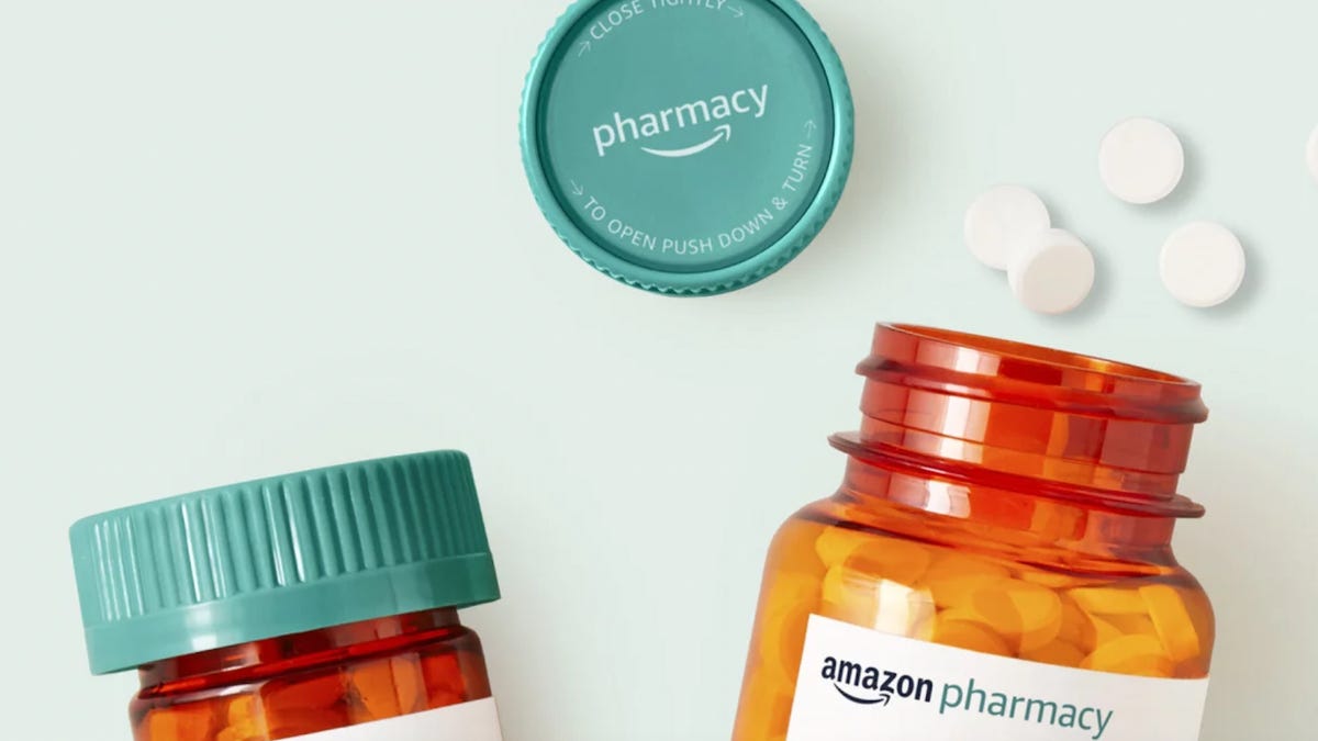 Amazon Pharmacy pill bottles