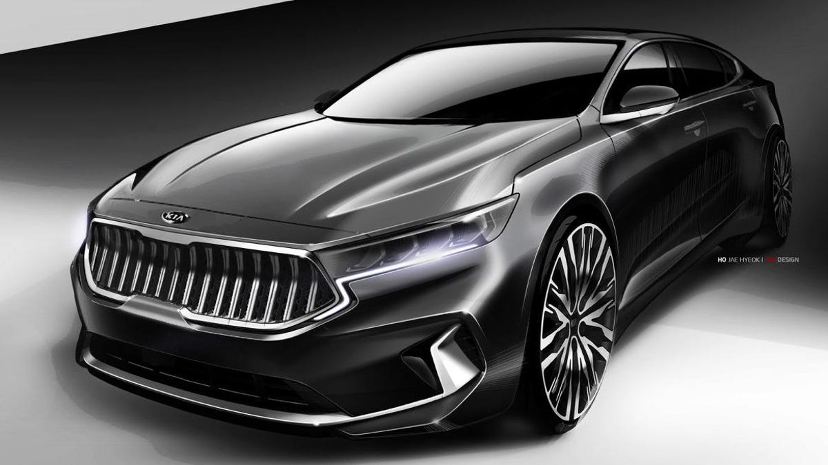 Kia K7 (Cadenza) Teaser Sketch