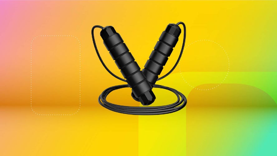 Loocio Jump Rope, Tangle-Free Rapid Speed Jumping Rope Cable with Ball Bearings 