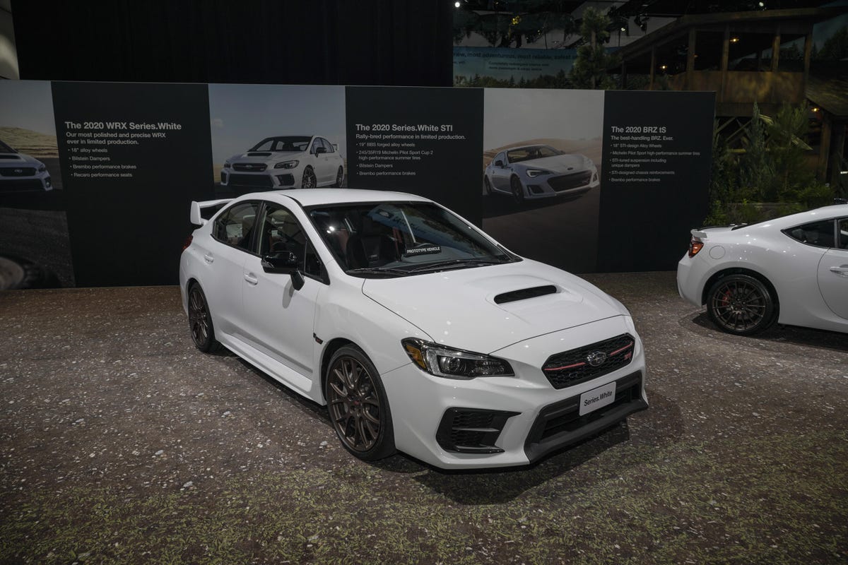 2020 Subaru WRX STI Series White