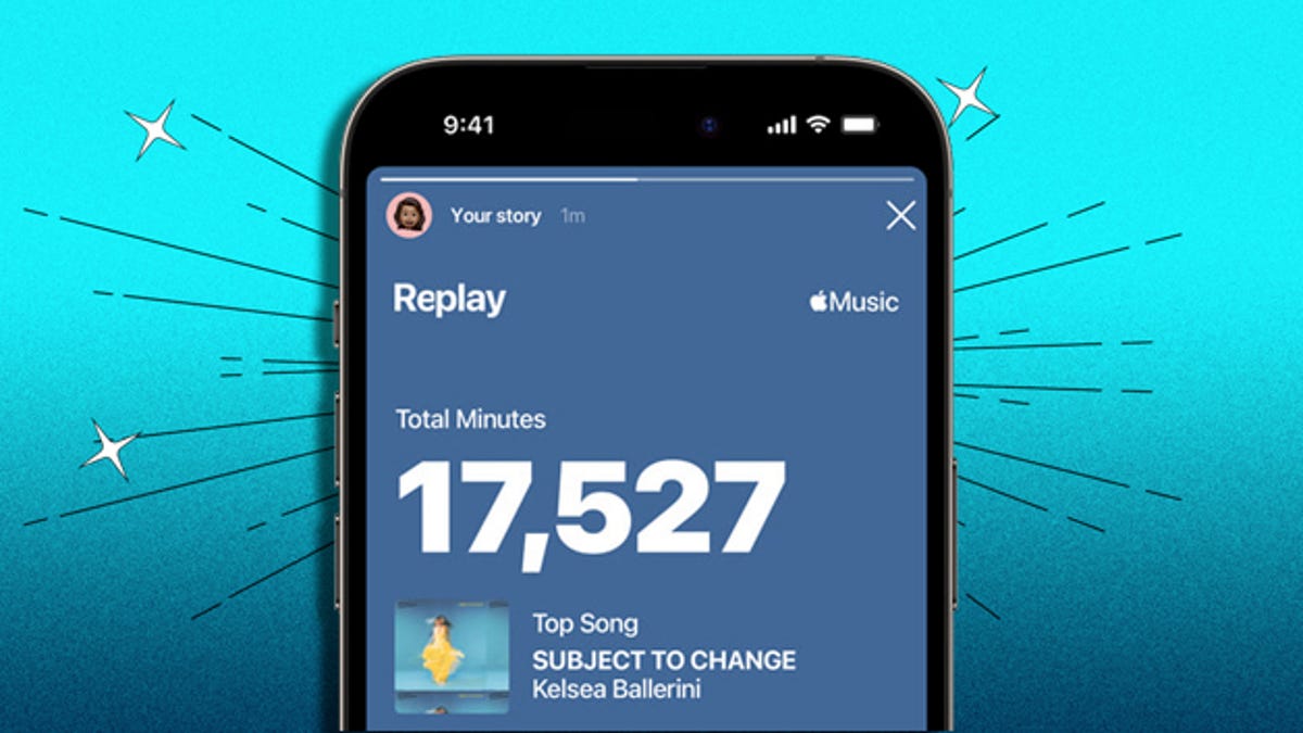 Apple Music Replay on smartphone screen
