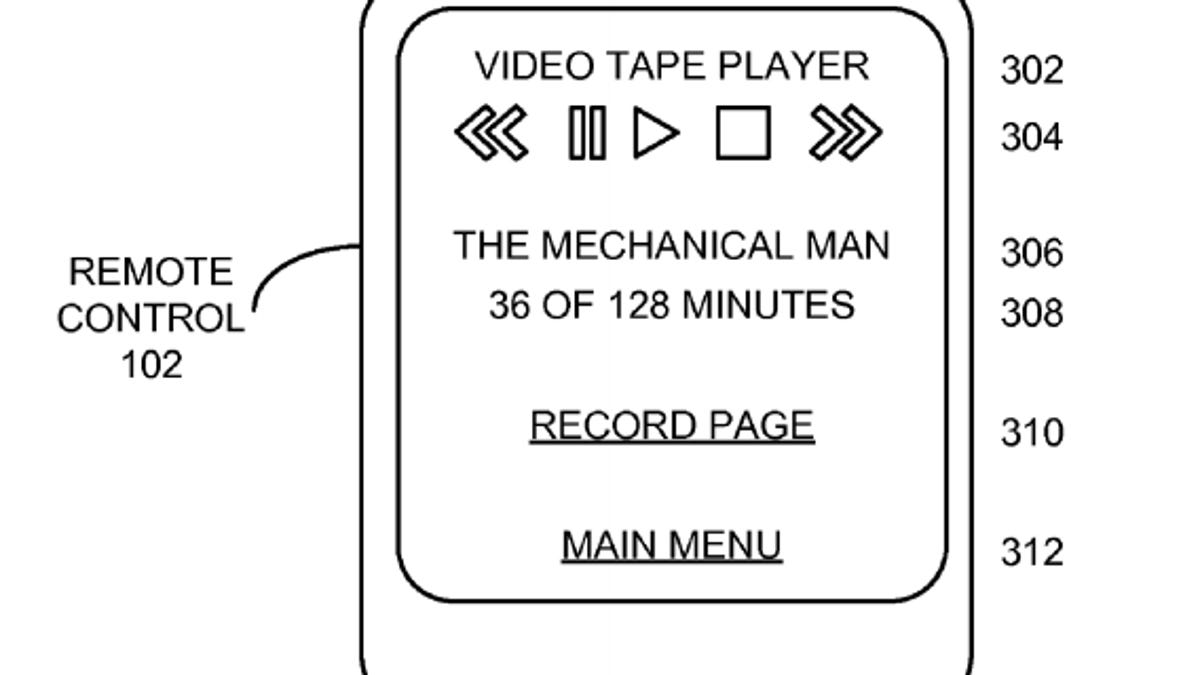 Apple's remote diagram.