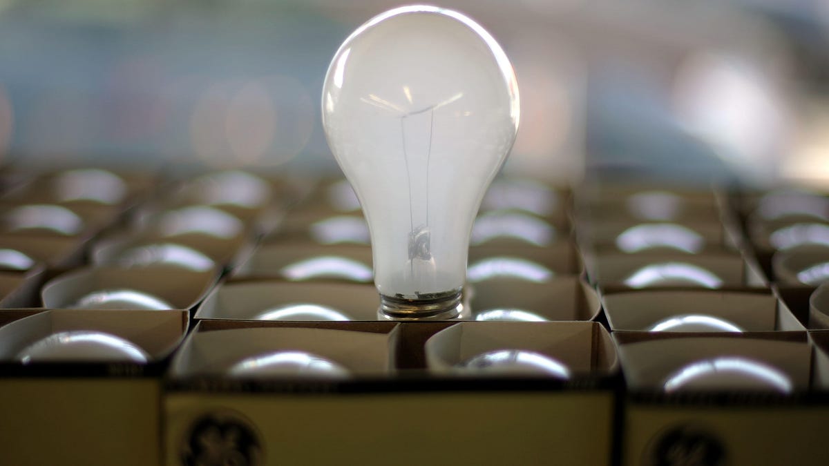 lightbulb in a box