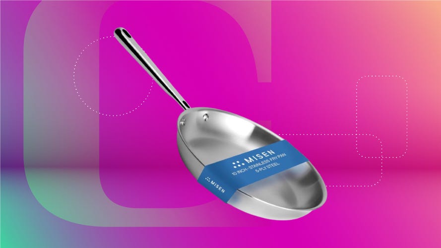 Misen 5-ply Stainless Steel Frying Pan