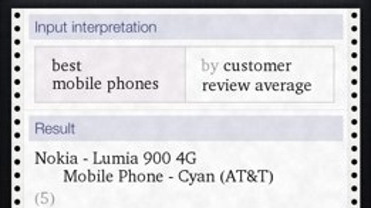 Nokia's Lumia 900 is the best smartphone ever, according to Siri.