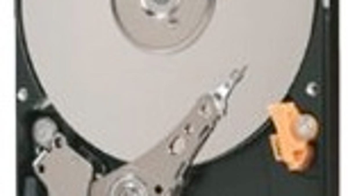 Segate Momentus XT hybrid hard disk drive.