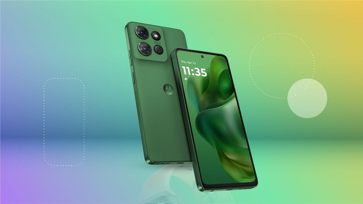 Moto G Power 5G in green.