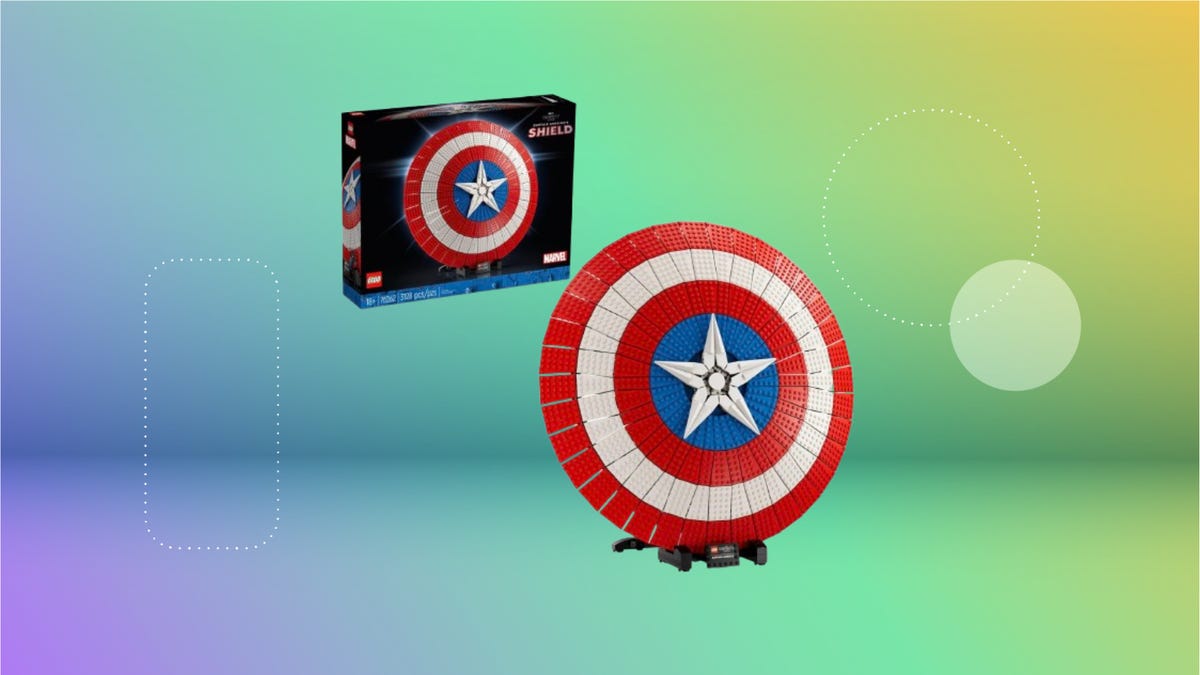 Marvel Lego shield