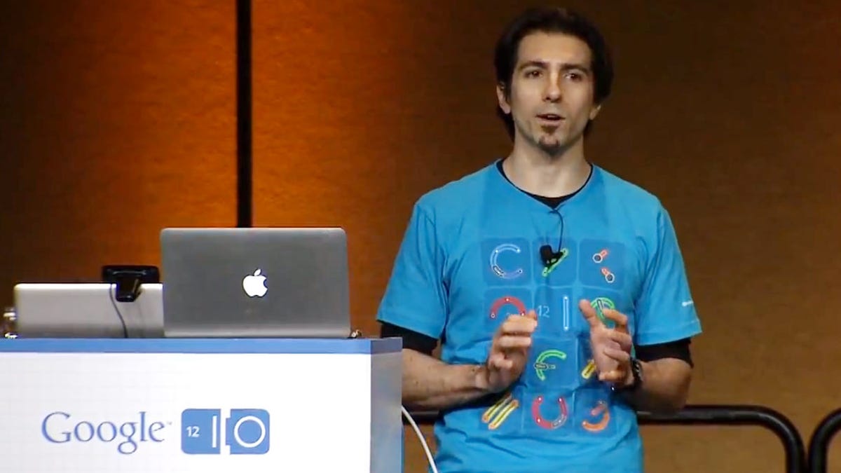 Justin Uberti, a WebRTC leader and VP8 advocate at Google, speaking at Google IO 2012.