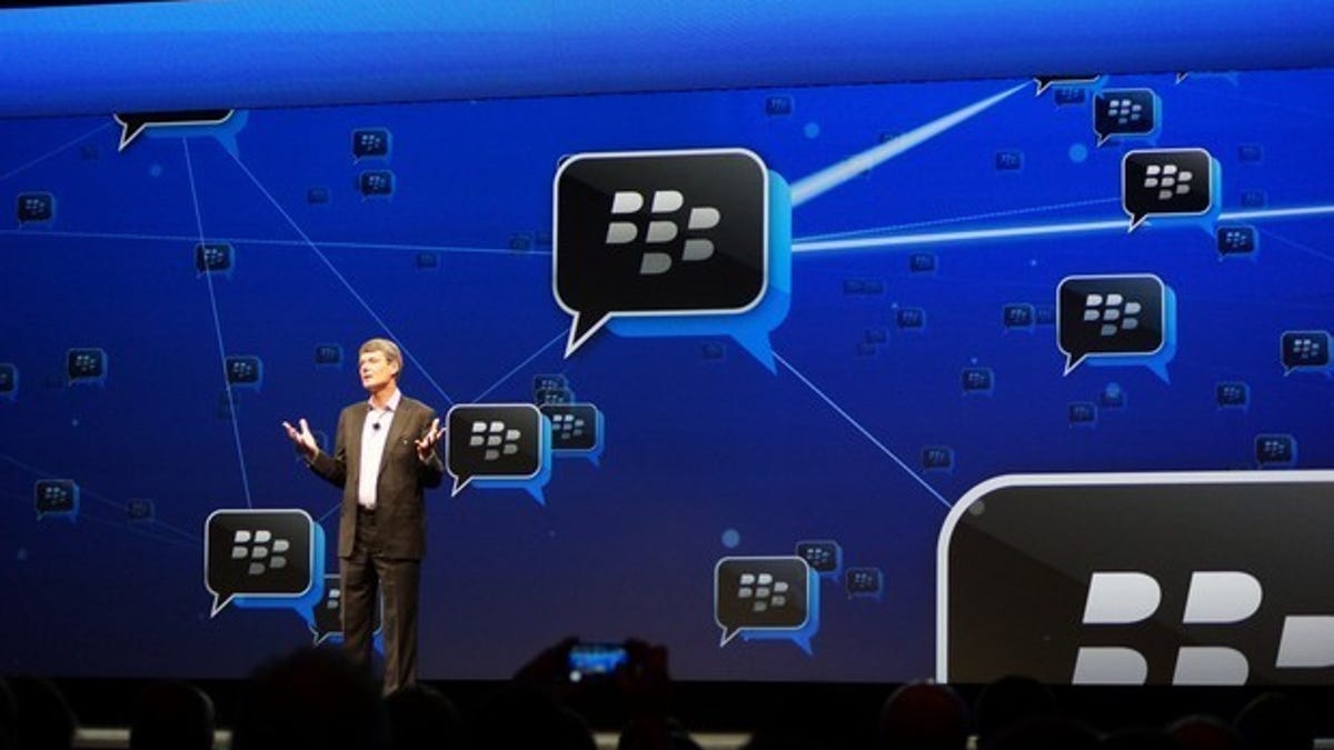 BlackBerry Messenger and Thorsten Heins