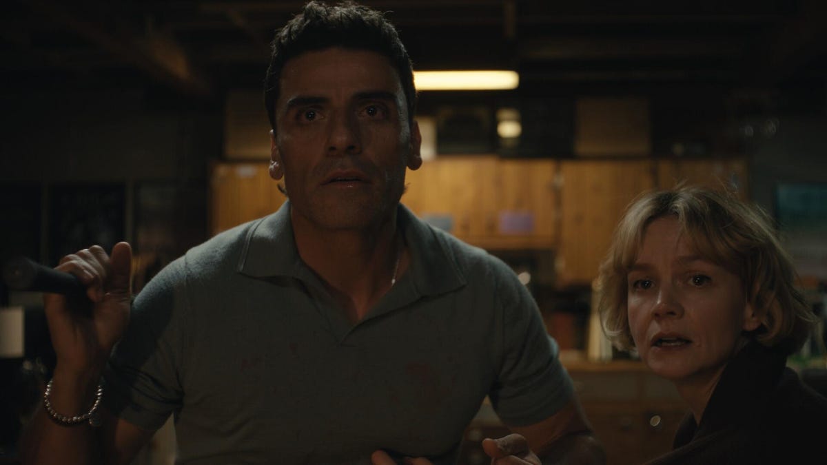 Oscar Isaac and Carey Mulligan in Beef