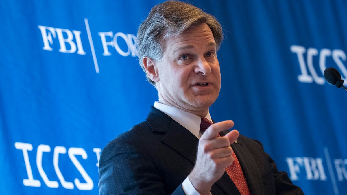 FBI Director Christopher Wray Addresses Int'l Conference On Cyber Security